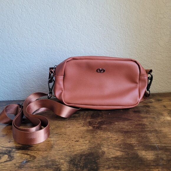 CALIA Stay The Path Crossbody Bag Size Small Chocolate Brown Lightweight Nwot - Picture 1 of 8